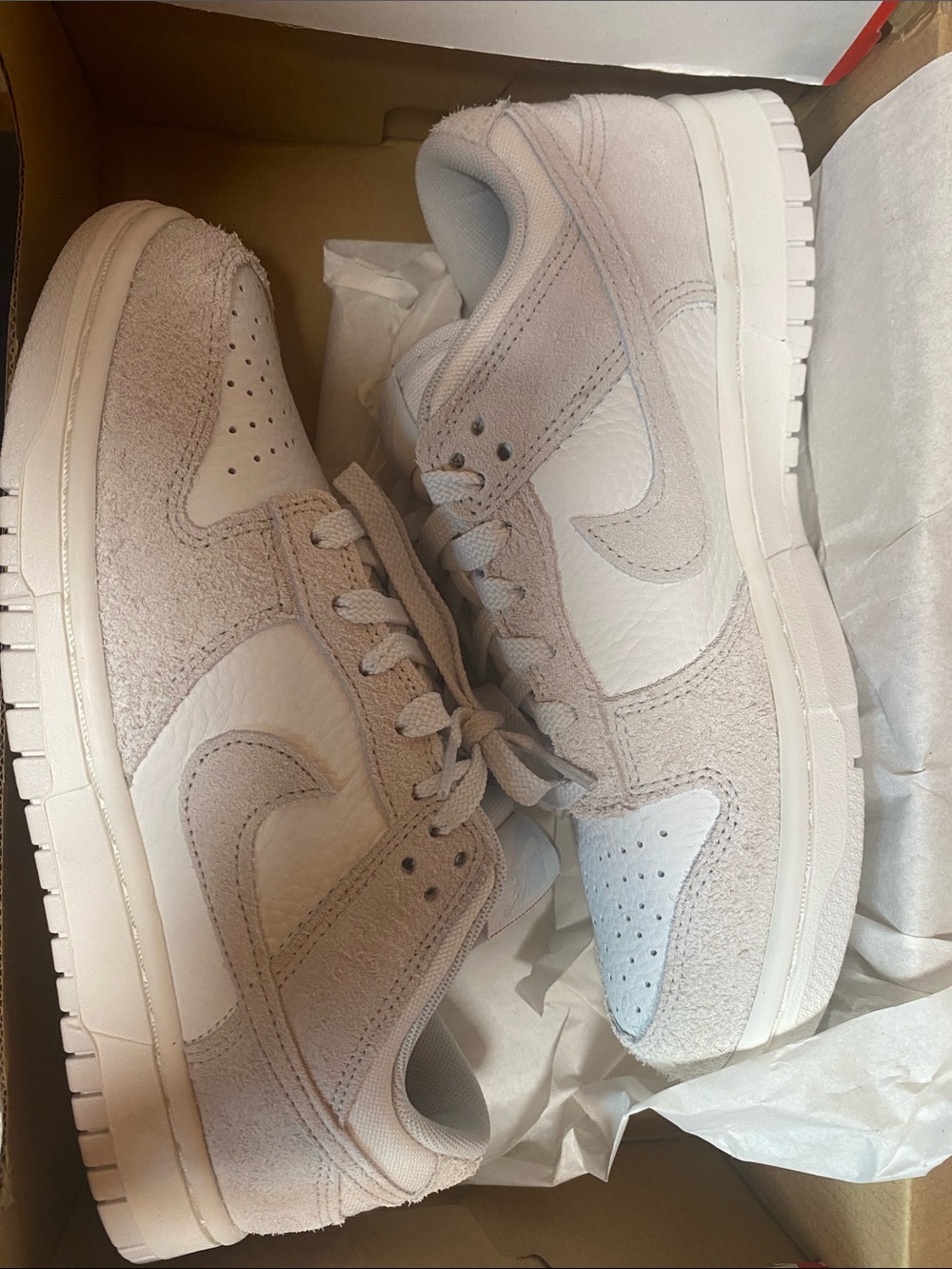 Nike Dunk Low Next Nature White Light Orewood Brown Women’s Size 8